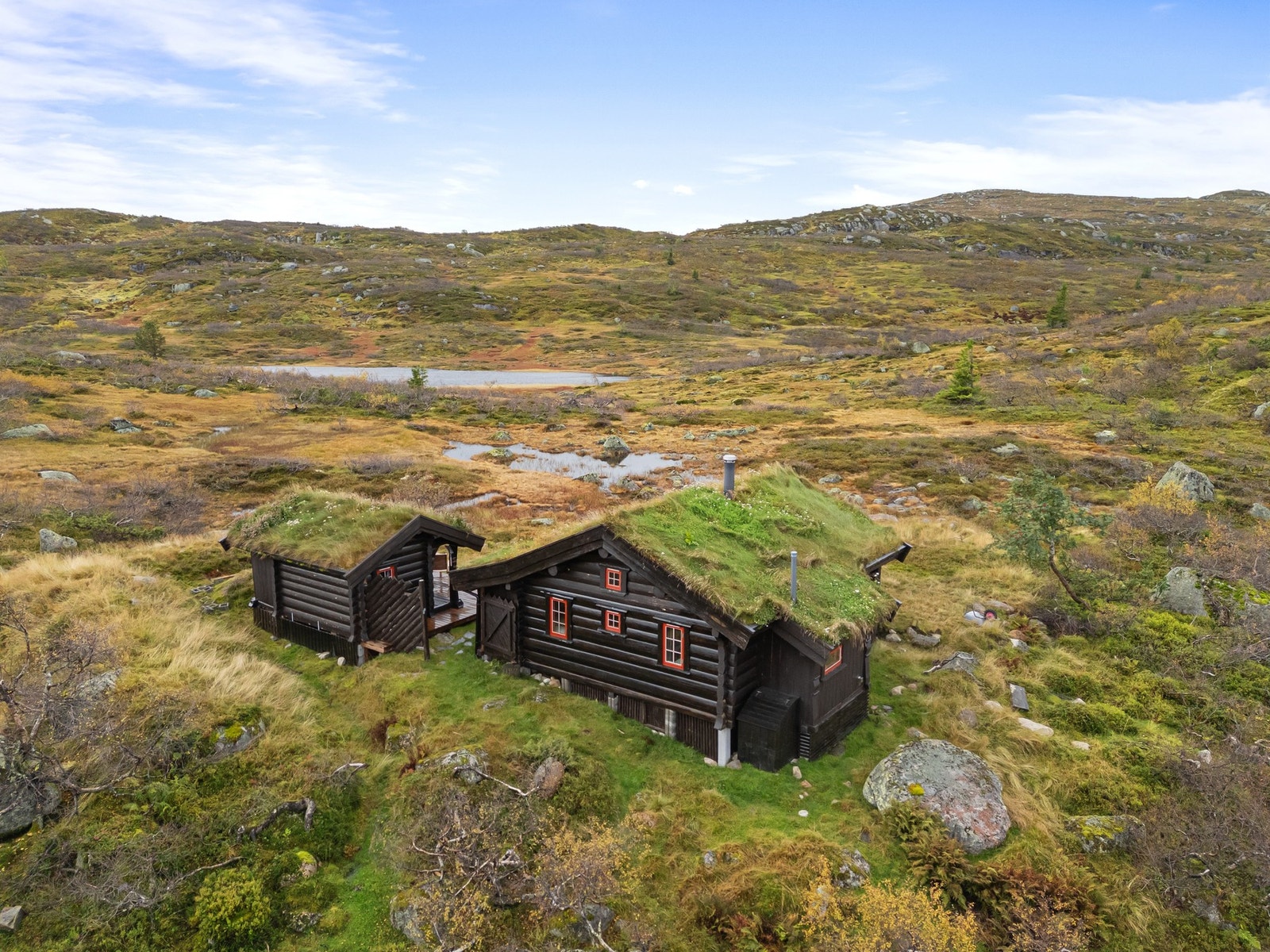 Høye og frittliggende omgivelser, over tregrensen, i et snøsikkert område. Galleribilde
