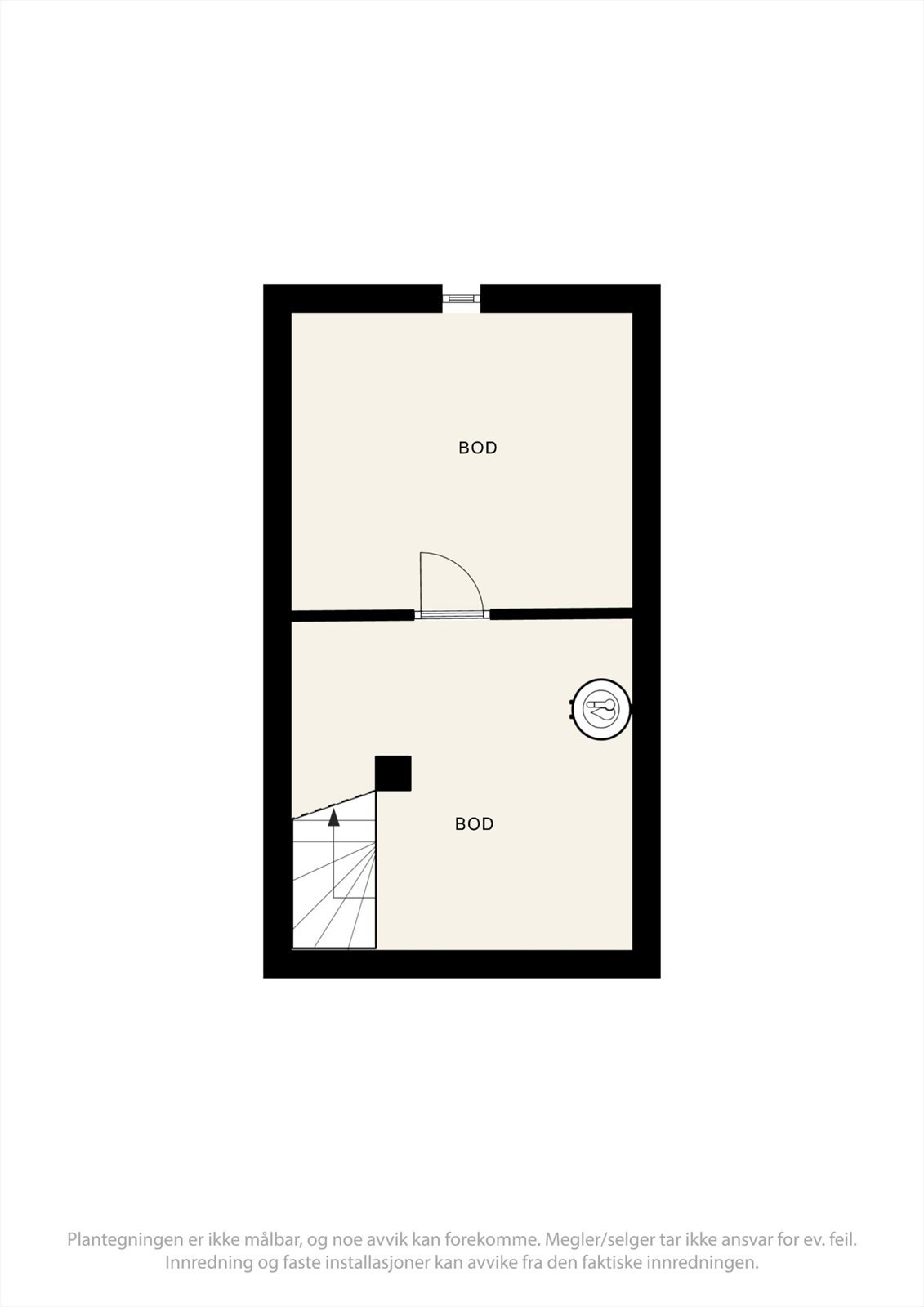 Plantegning kjeller. Galleribilde