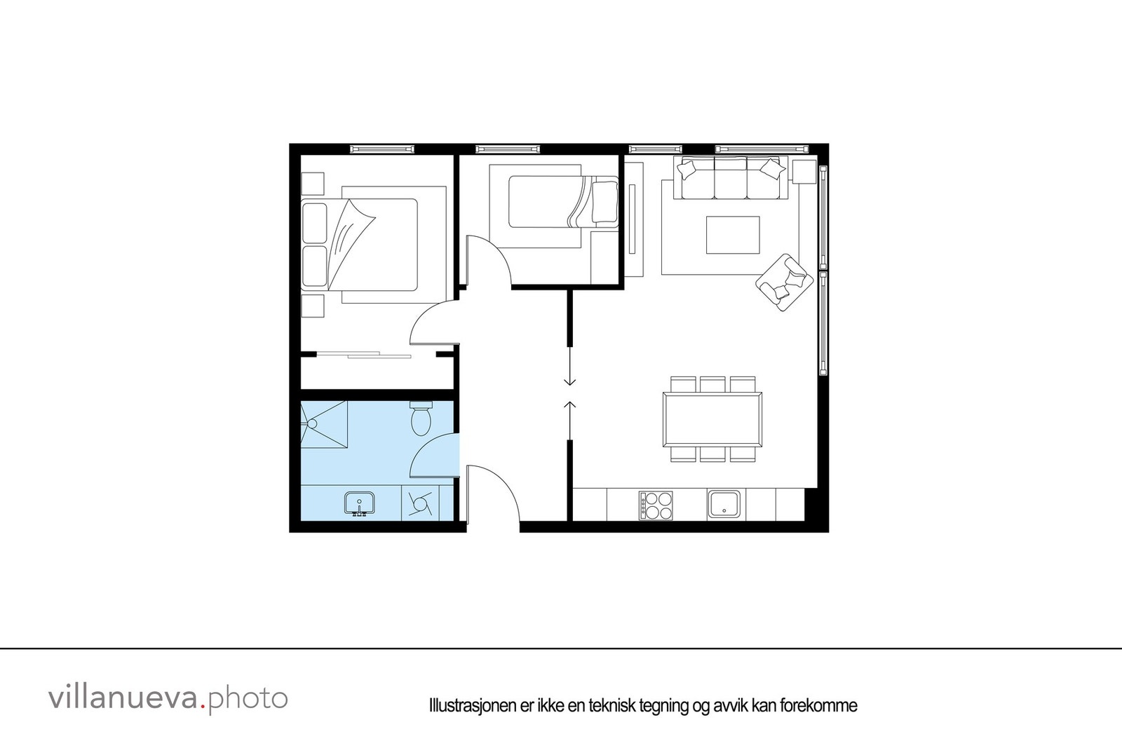 Plantegning. Galleribilde