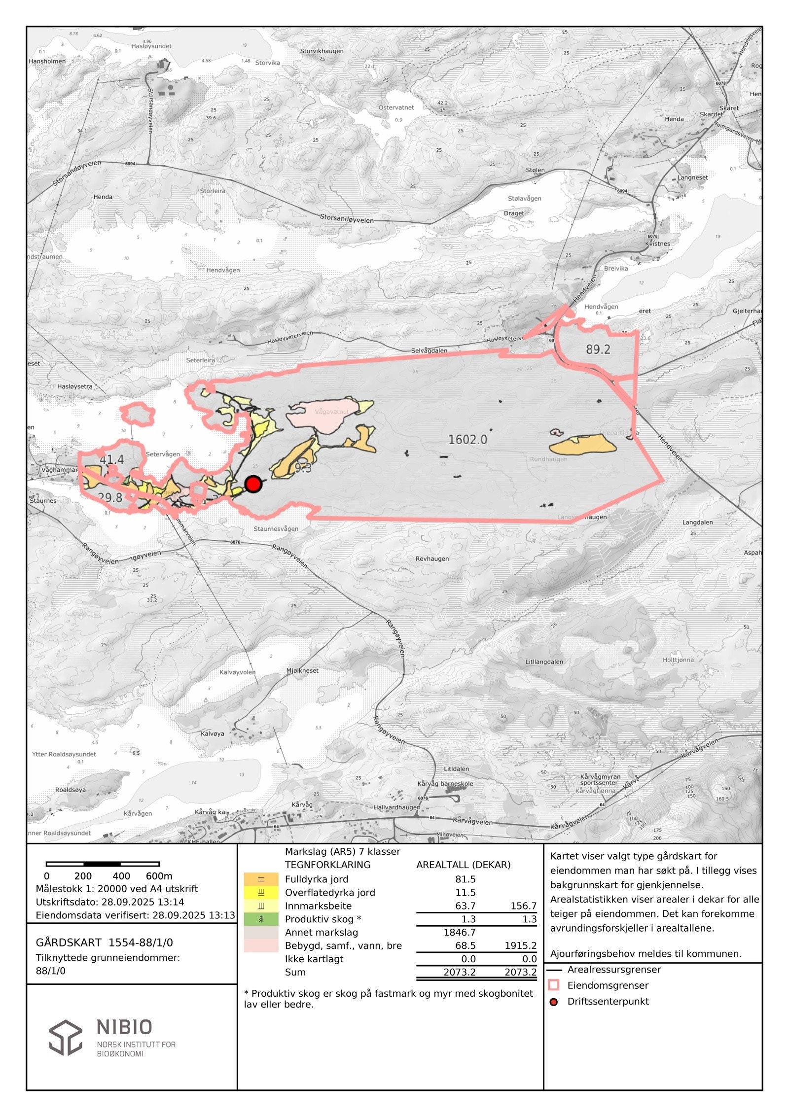 NIBIO gårdskart Galleribilde