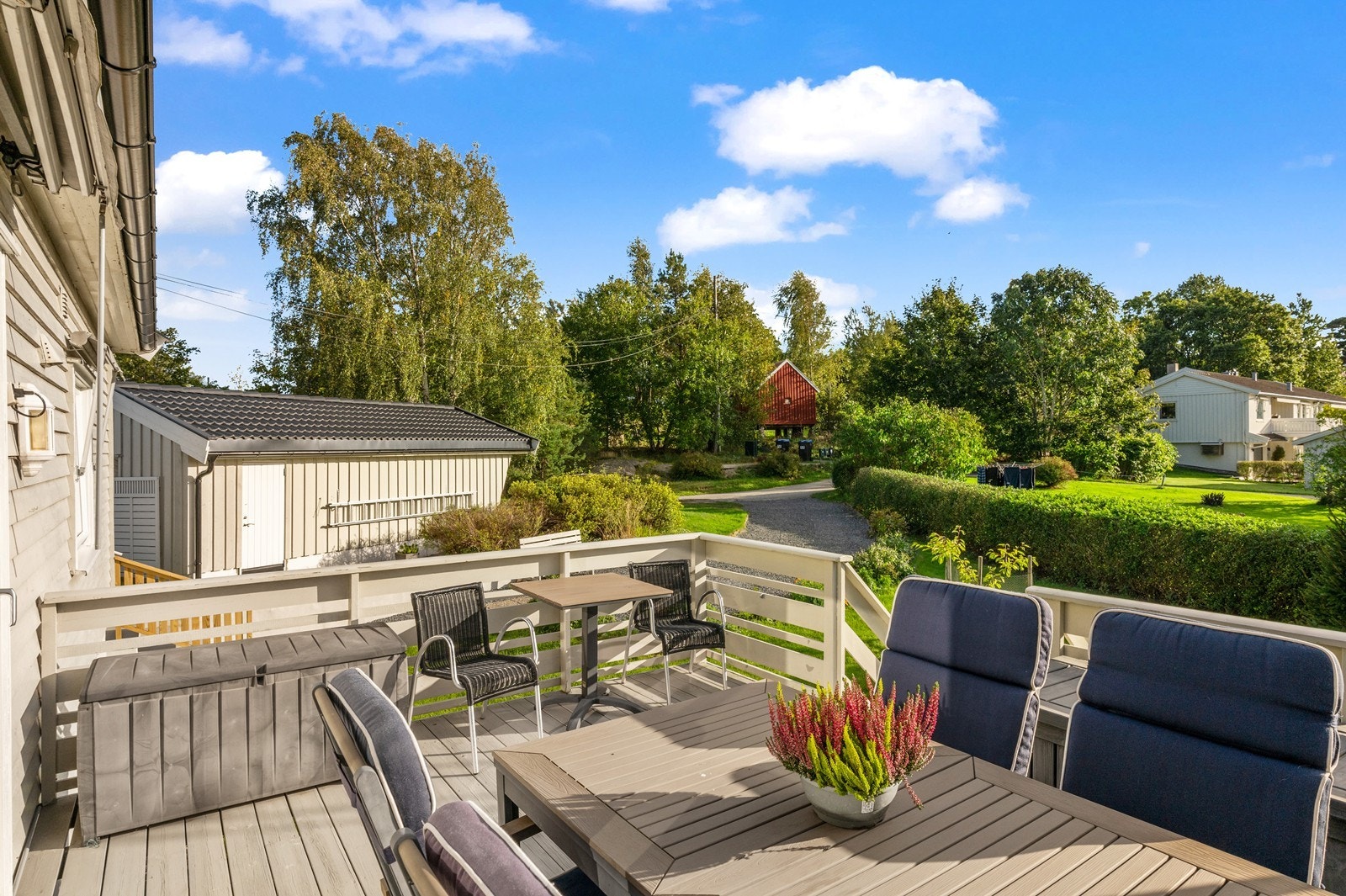 Veranda på ca. 16 kvm med gode solforhold - Ny motor til markisen i 2023 Galleribilde