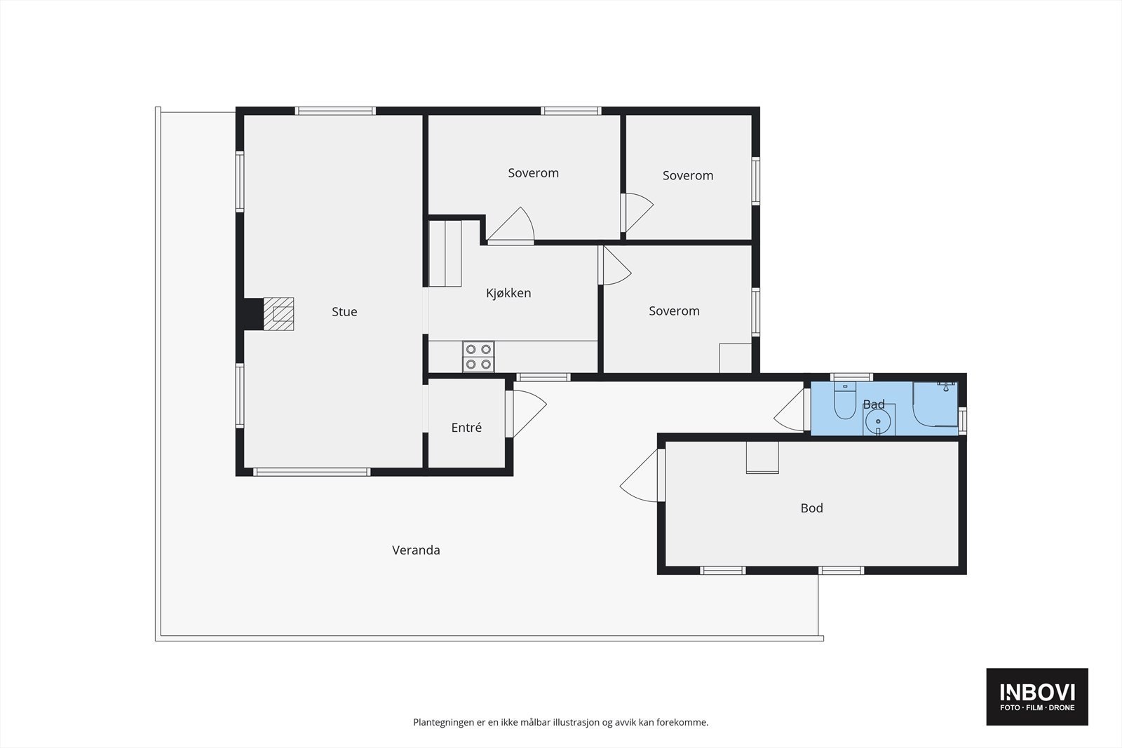 Plantegning Galleribilde