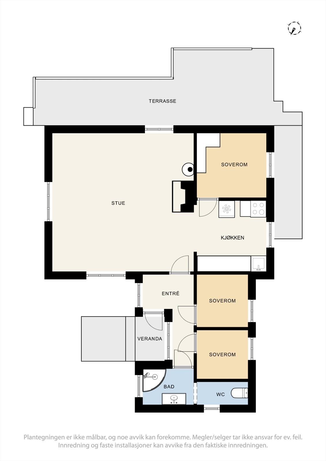 Plantegning Galleribilde