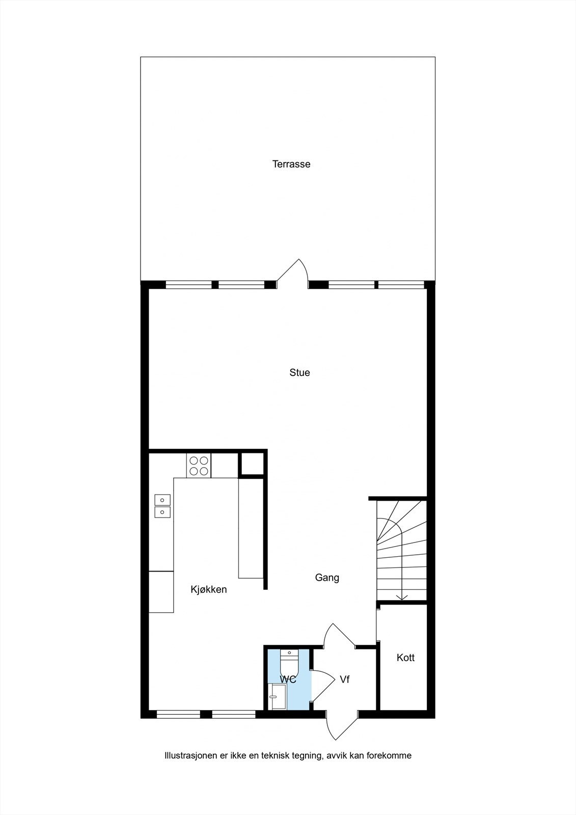 Presentasjon av 1. etasje Galleribilde
