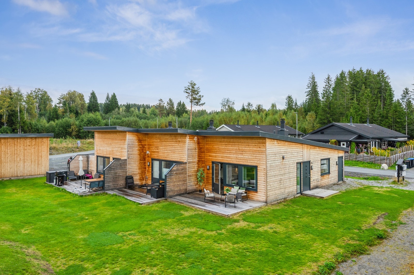 En flott 2-romsleilighet i et moderne kjedehus fra 2022. Galleribilde