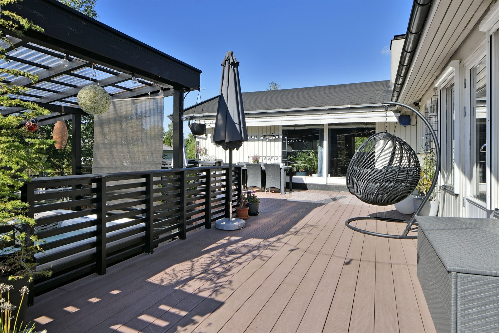 Uteområde - her kan du samle venner og familie til lange sommerdager ute Galleribilde