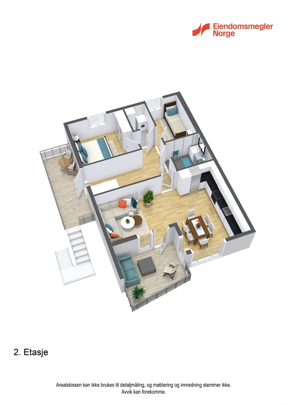 Plantegning 3D Galleribilde