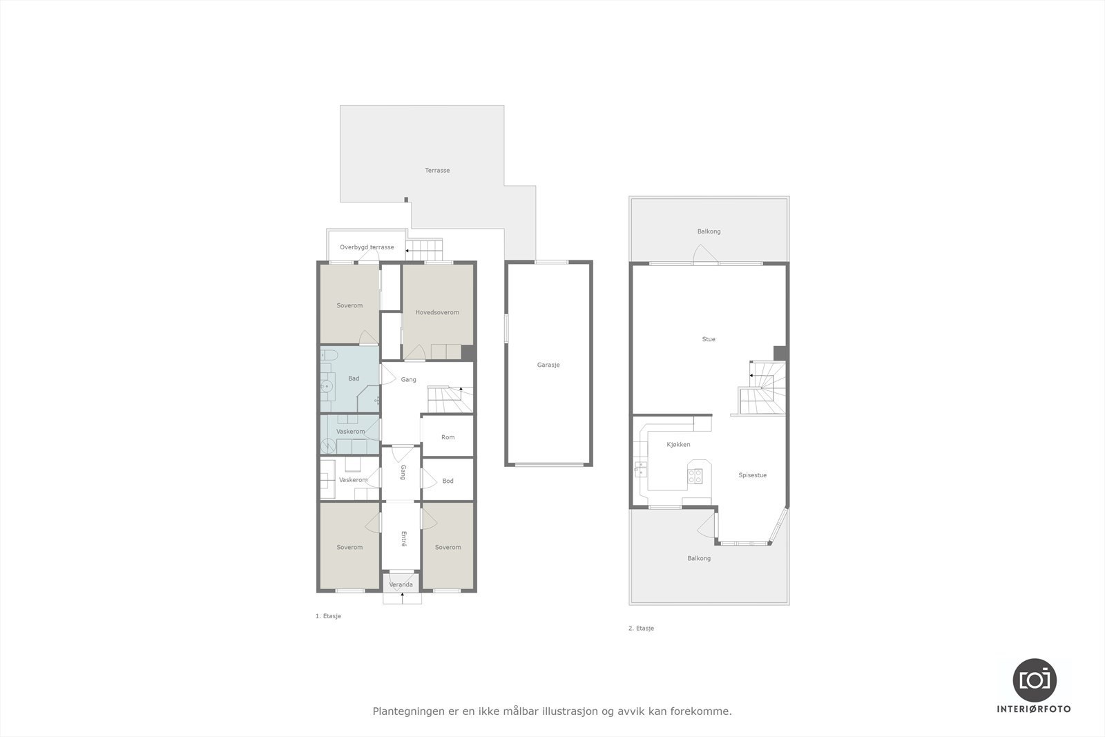 Plantegning Galleribilde