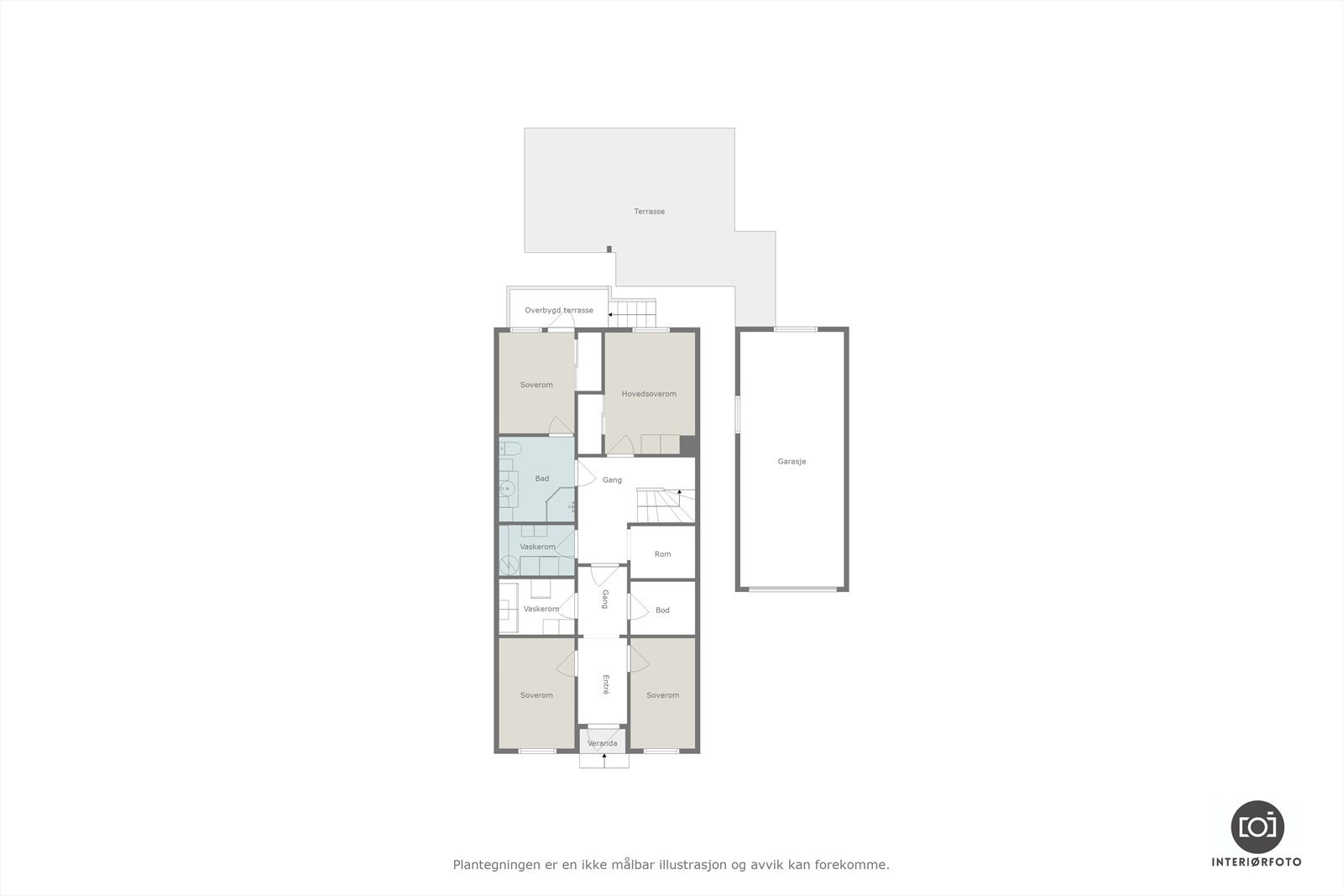 Plantegning Galleribilde