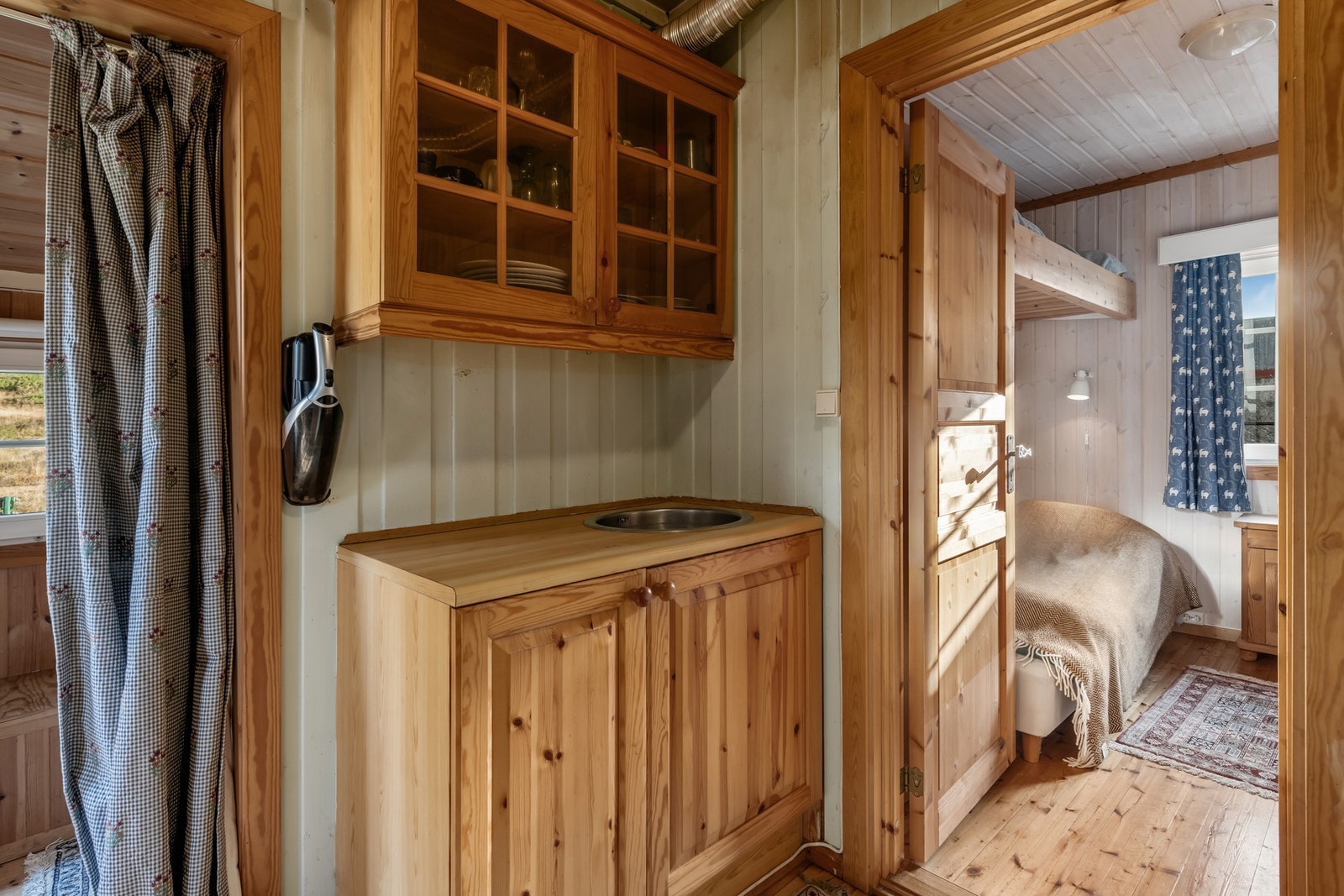 Det er ikke innlagt vann i hytten Galleribilde