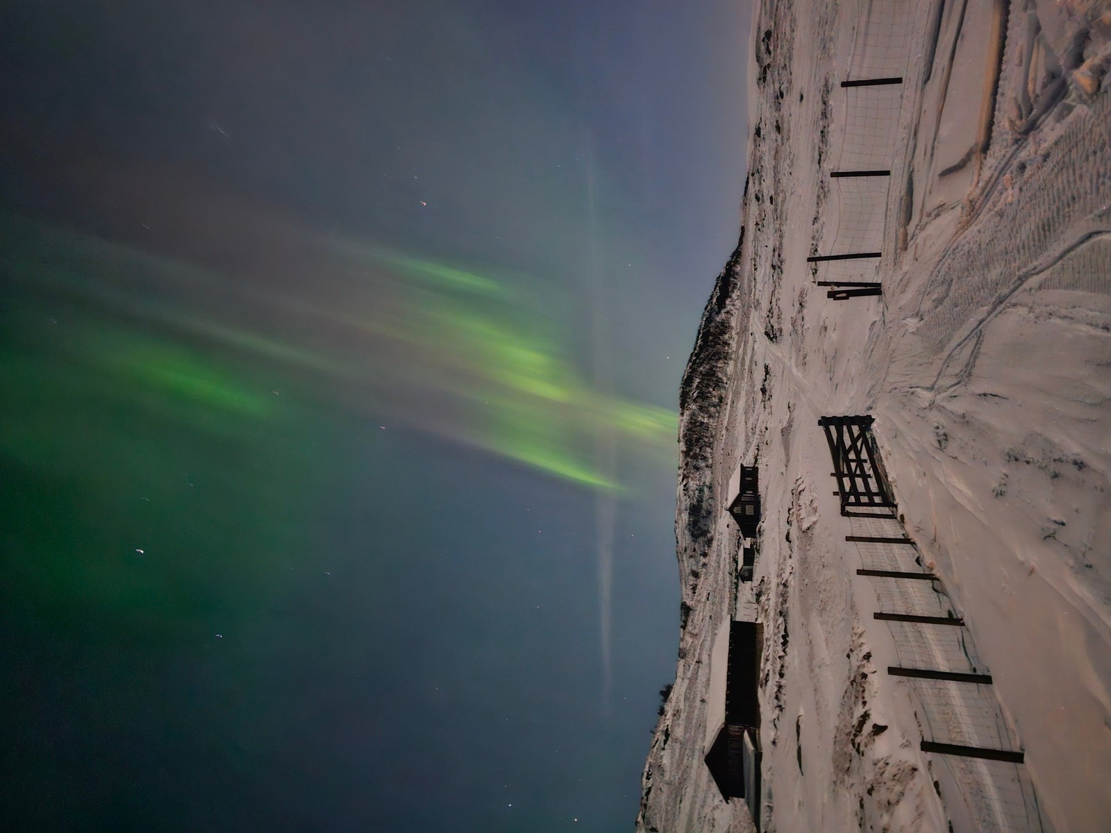 Er du heldig, kan det være nordlyset viser seg under kveldsturen Galleribilde