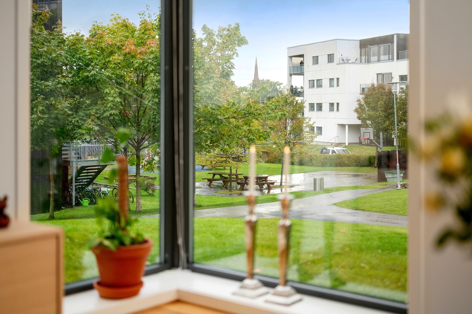 Utsikt fra stuen. Galleribilde