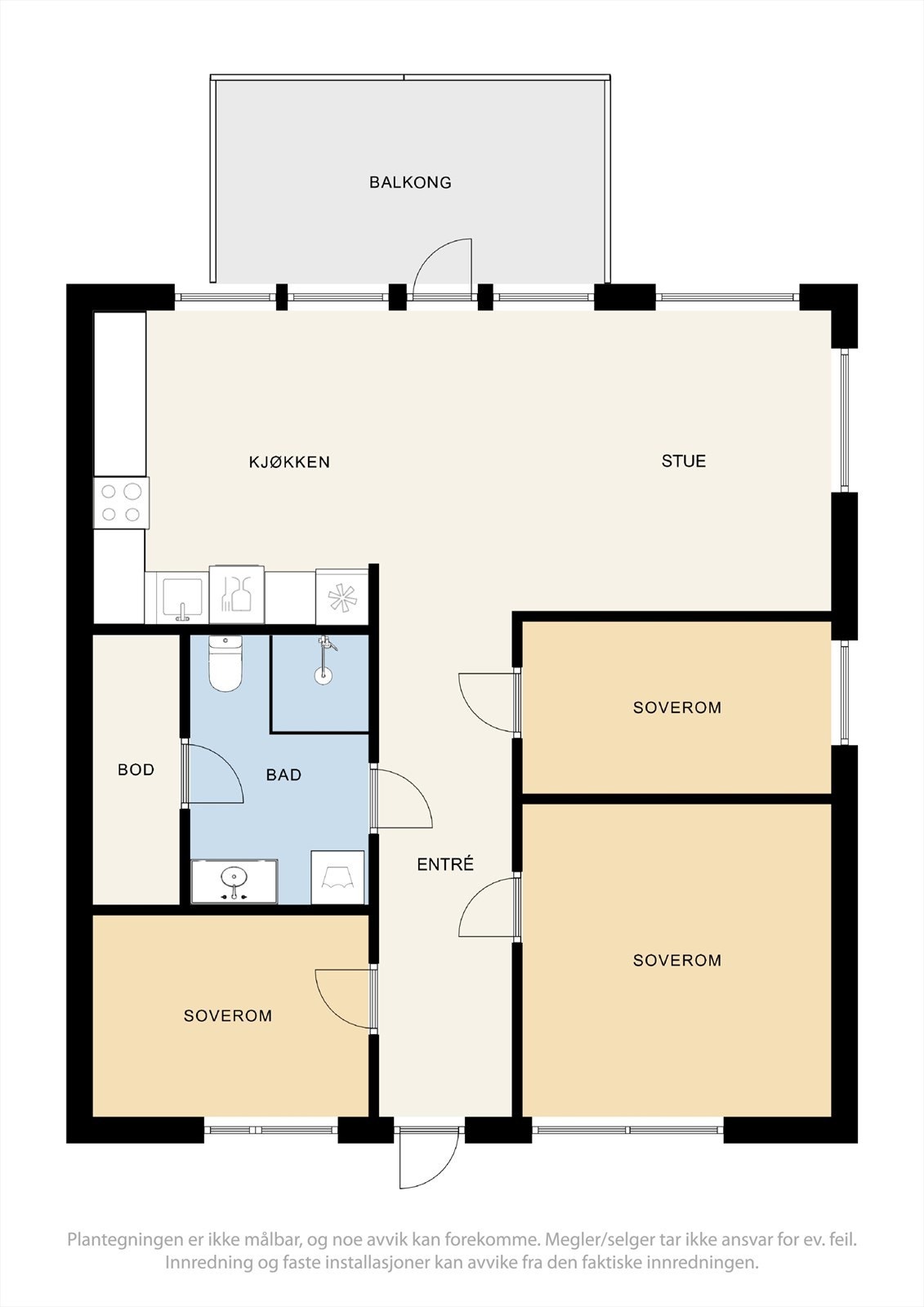 Plantegning Galleribilde