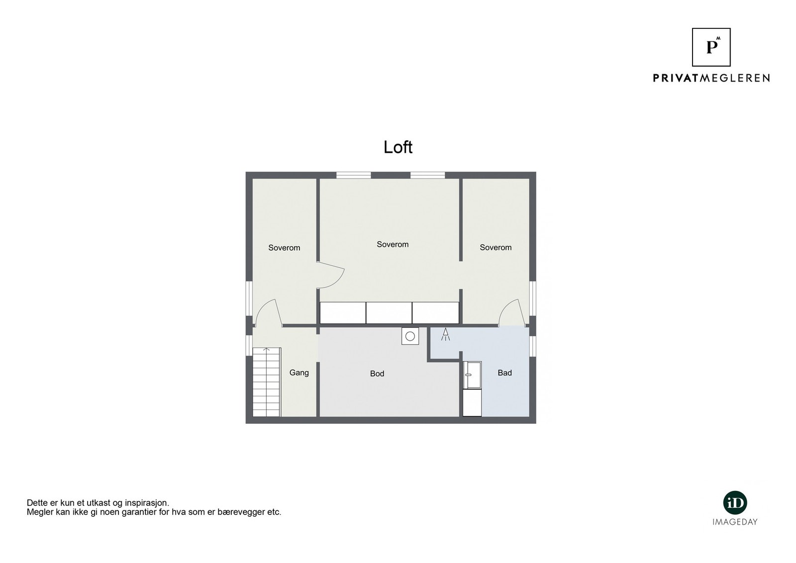 Plantegning 2.etasje Galleribilde