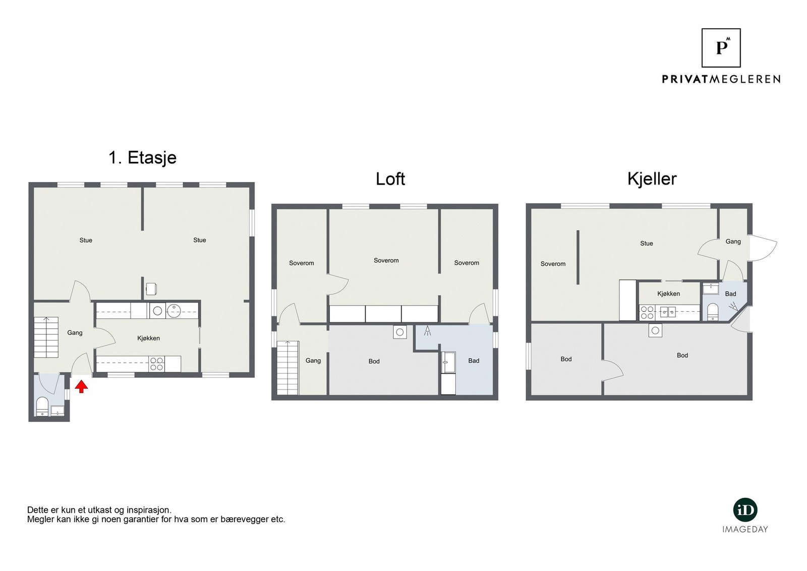 Plantegninger samlet. Galleribilde