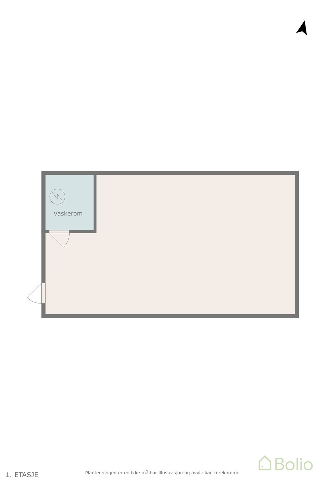 Plantegning underetasje. Galleribilde