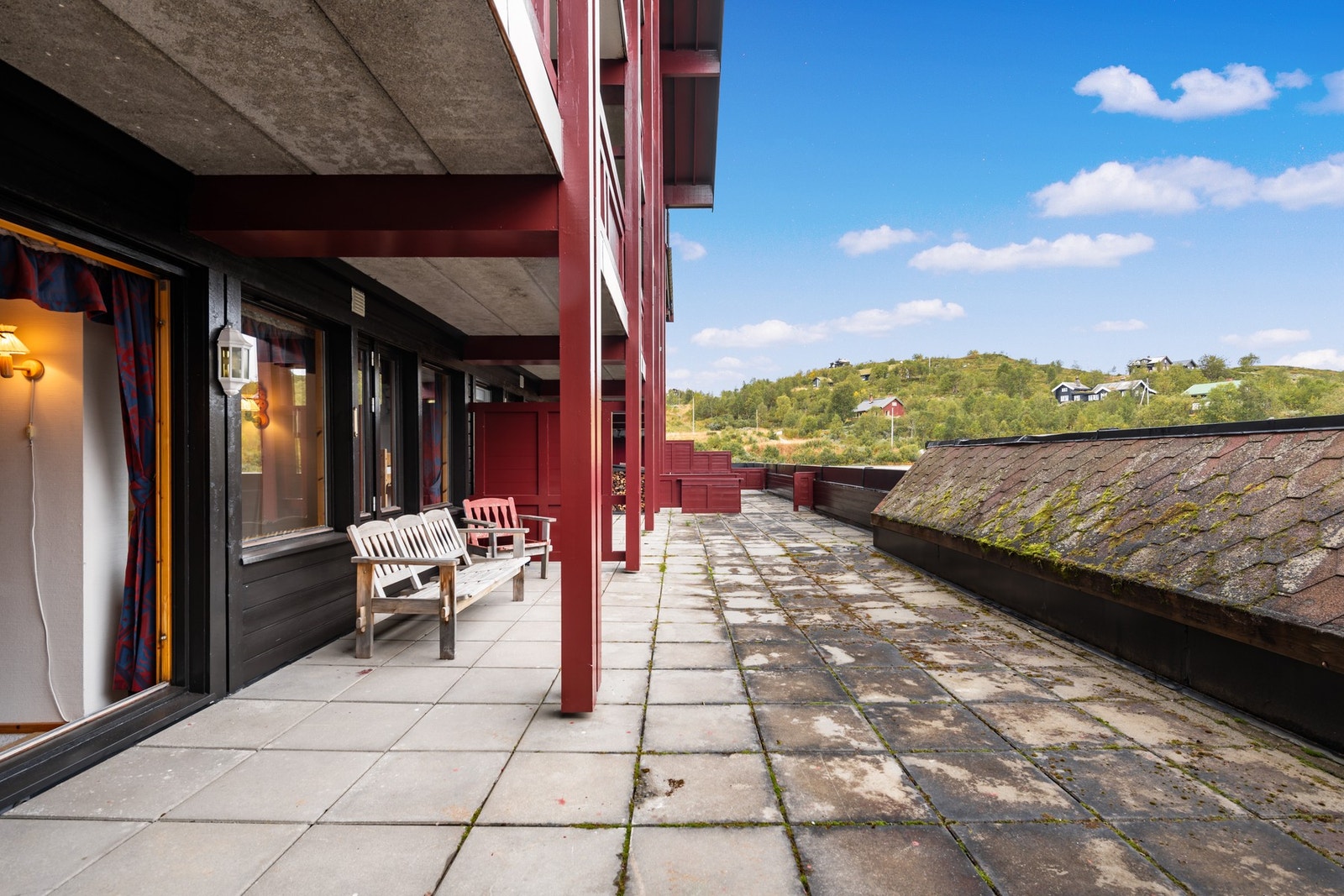 Stor terrasse på 30 kvm Galleribilde