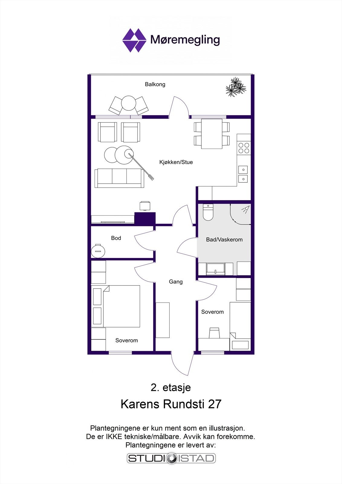 Planløsning. Galleribilde