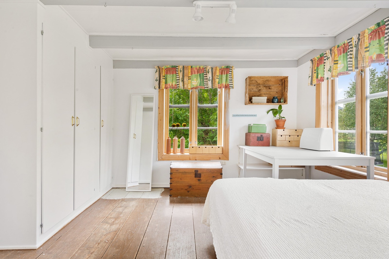 Soverom på loft Galleribilde