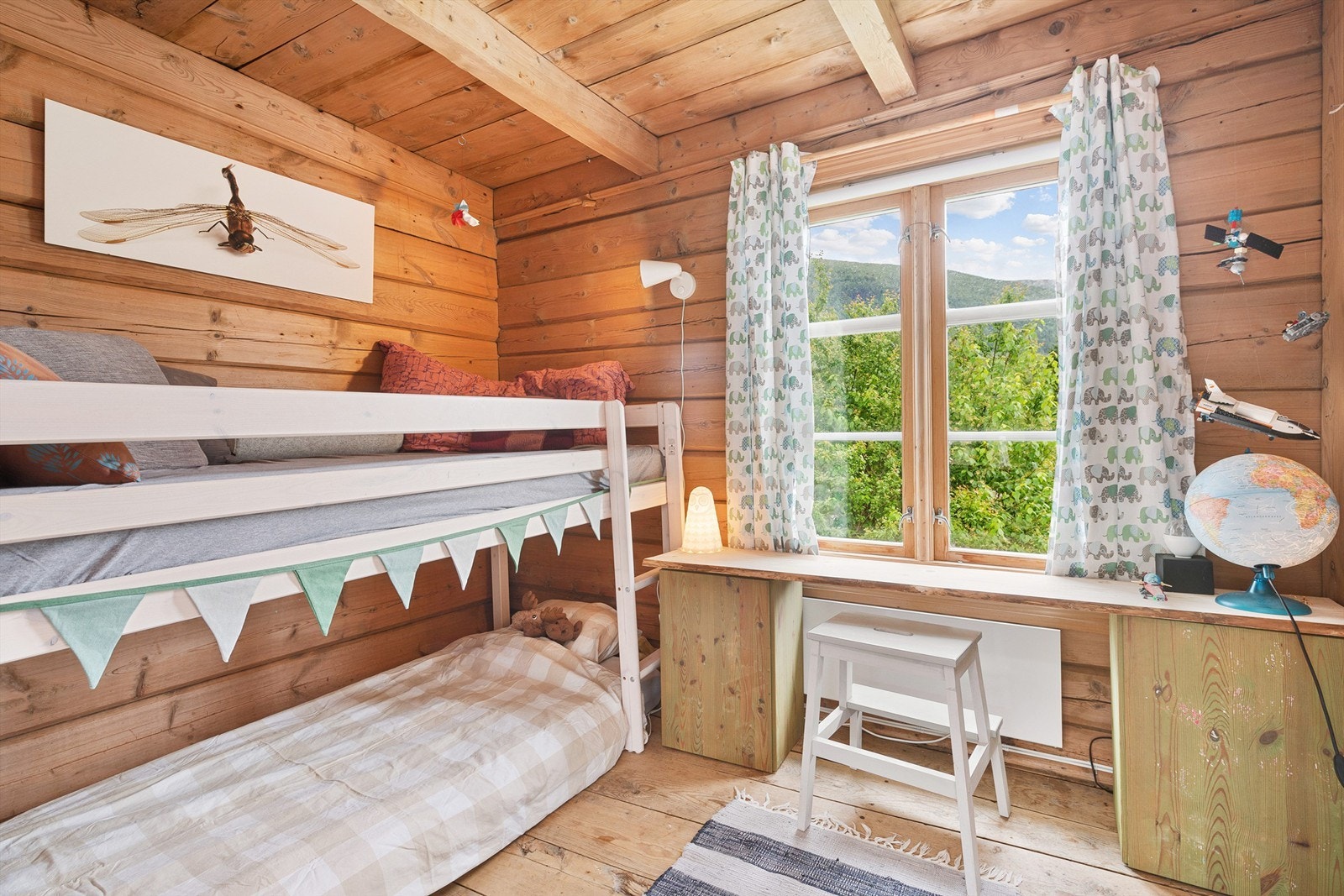 Soverom på loft Galleribilde