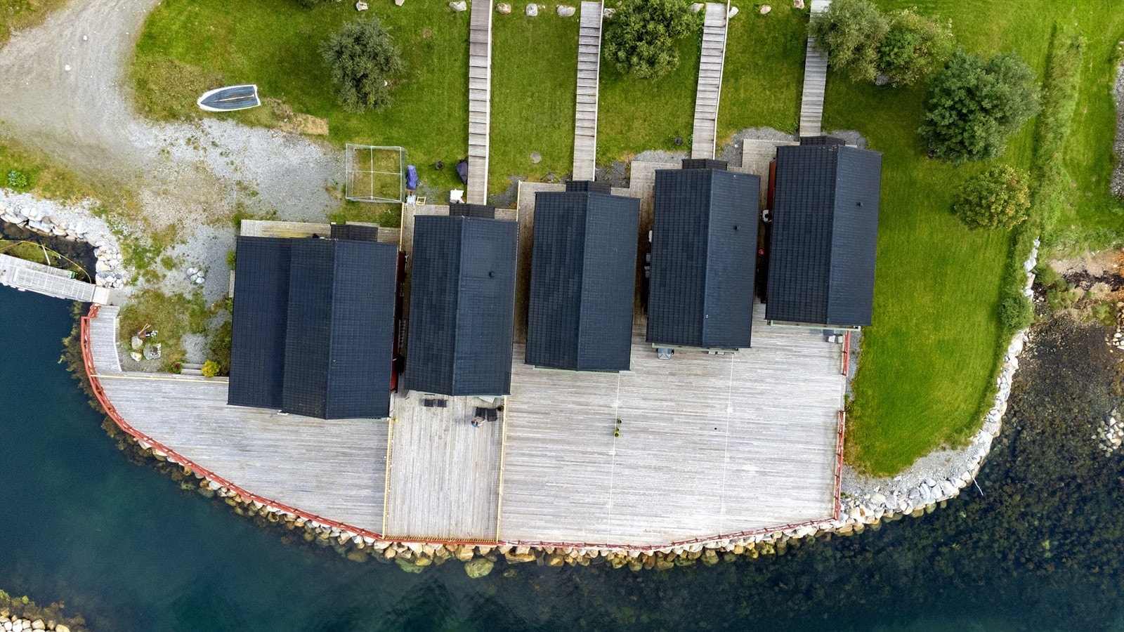 Eiendommen sett fra lufta Galleribilde
