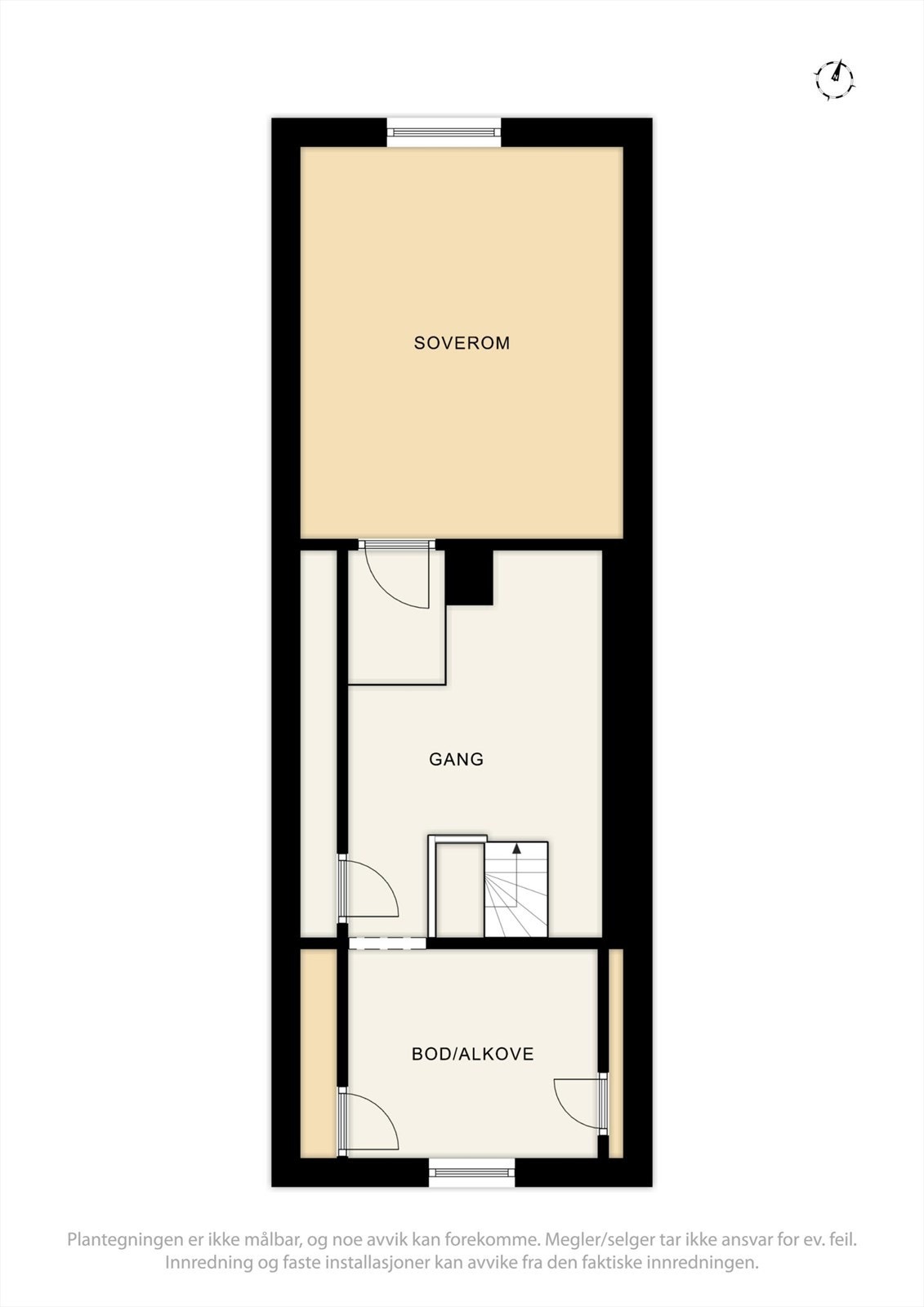 Plantegning loft. Galleribilde