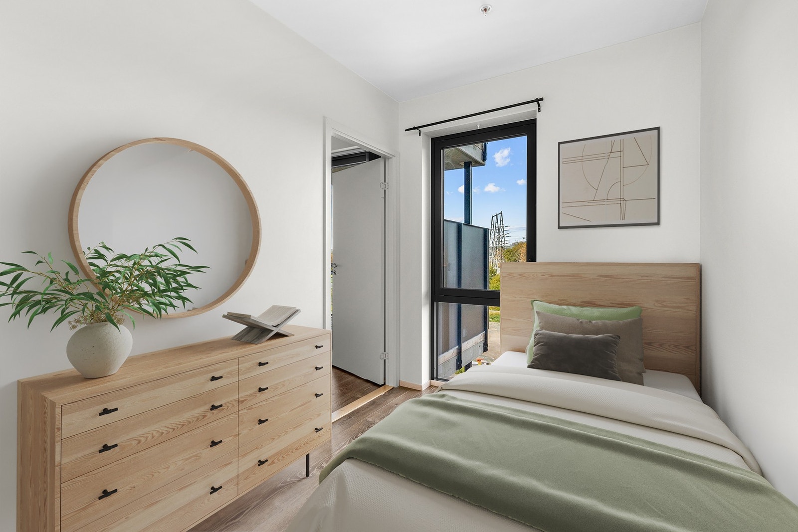 Soverommet er på 7 kvm. Galleribilde