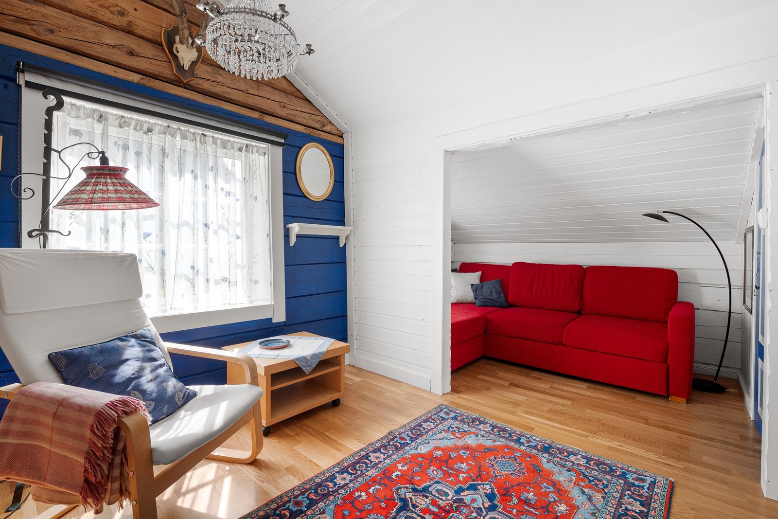 Soverom på loft Galleribilde