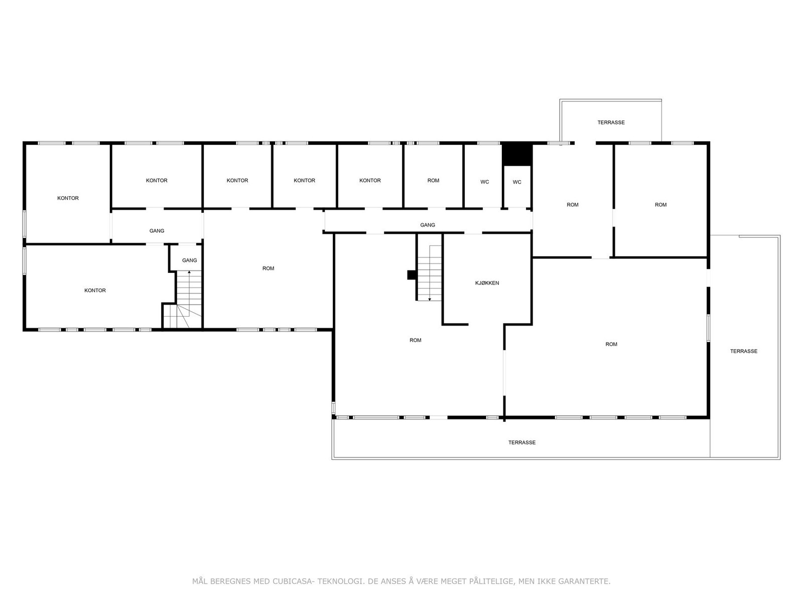 Plantegning 2.etasje. Galleribilde