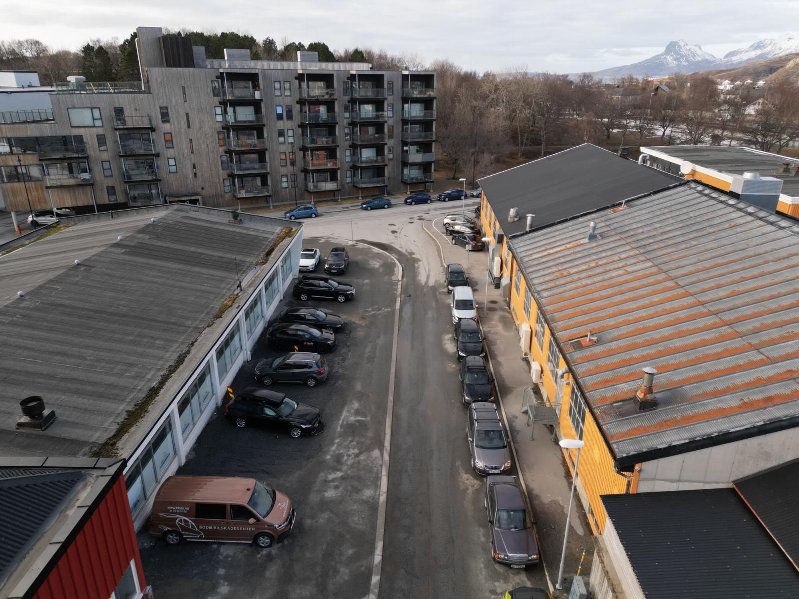 Speiderveien med utkjøring i Sivert Nielsens gt. Galleribilde