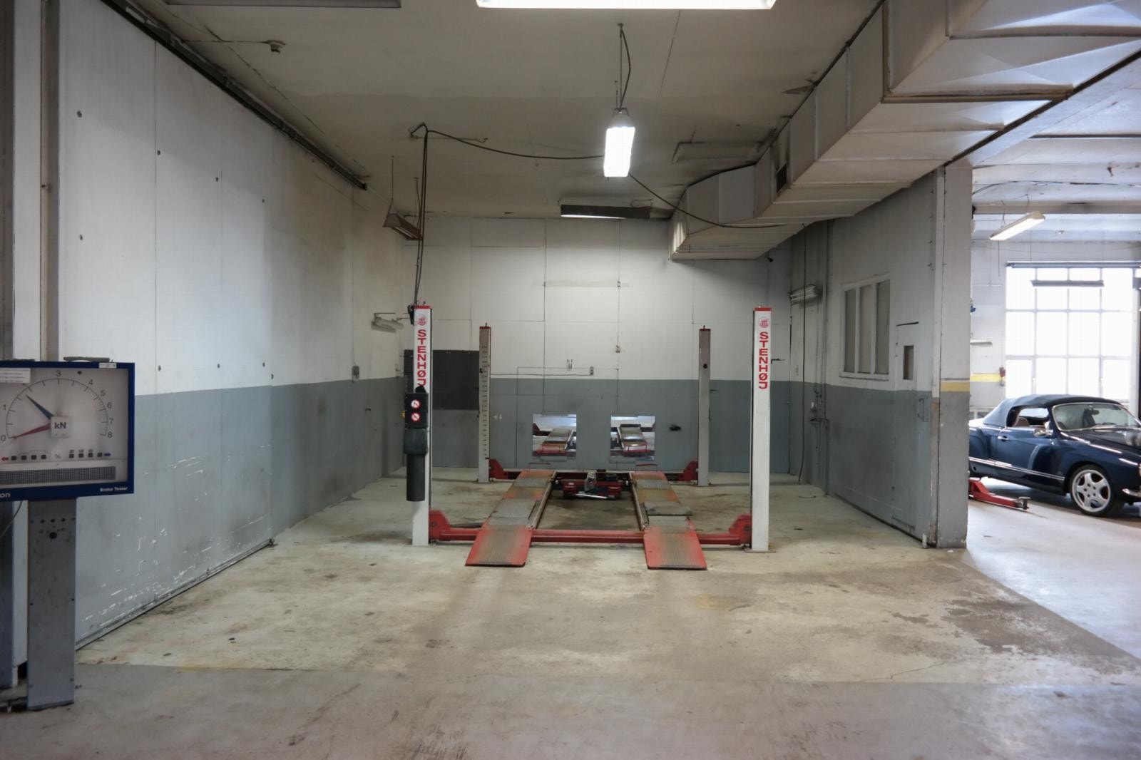 Løftebokk vaskehall. Galleribilde