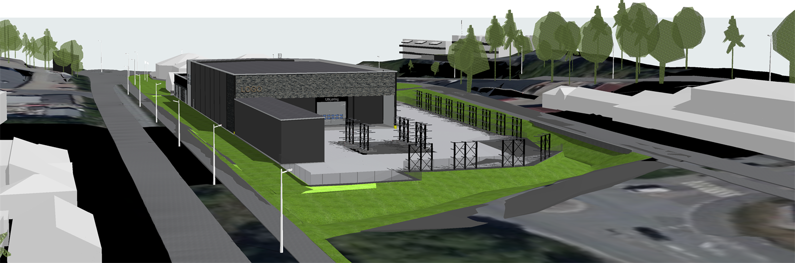 Osloveien 161 Illustrasjonsbilde Galleribilde