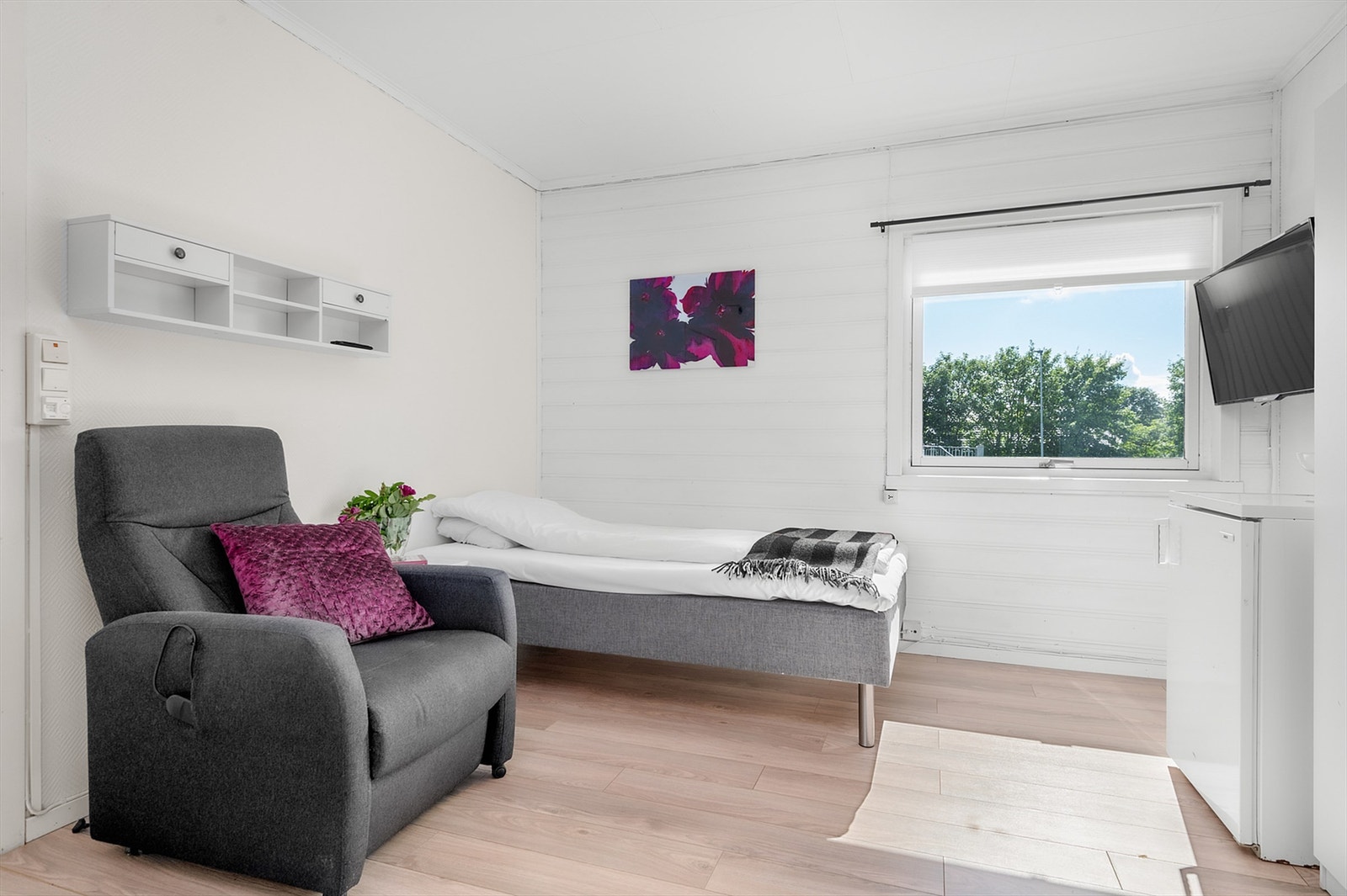 Ett av fire rom for utleie. Galleribilde