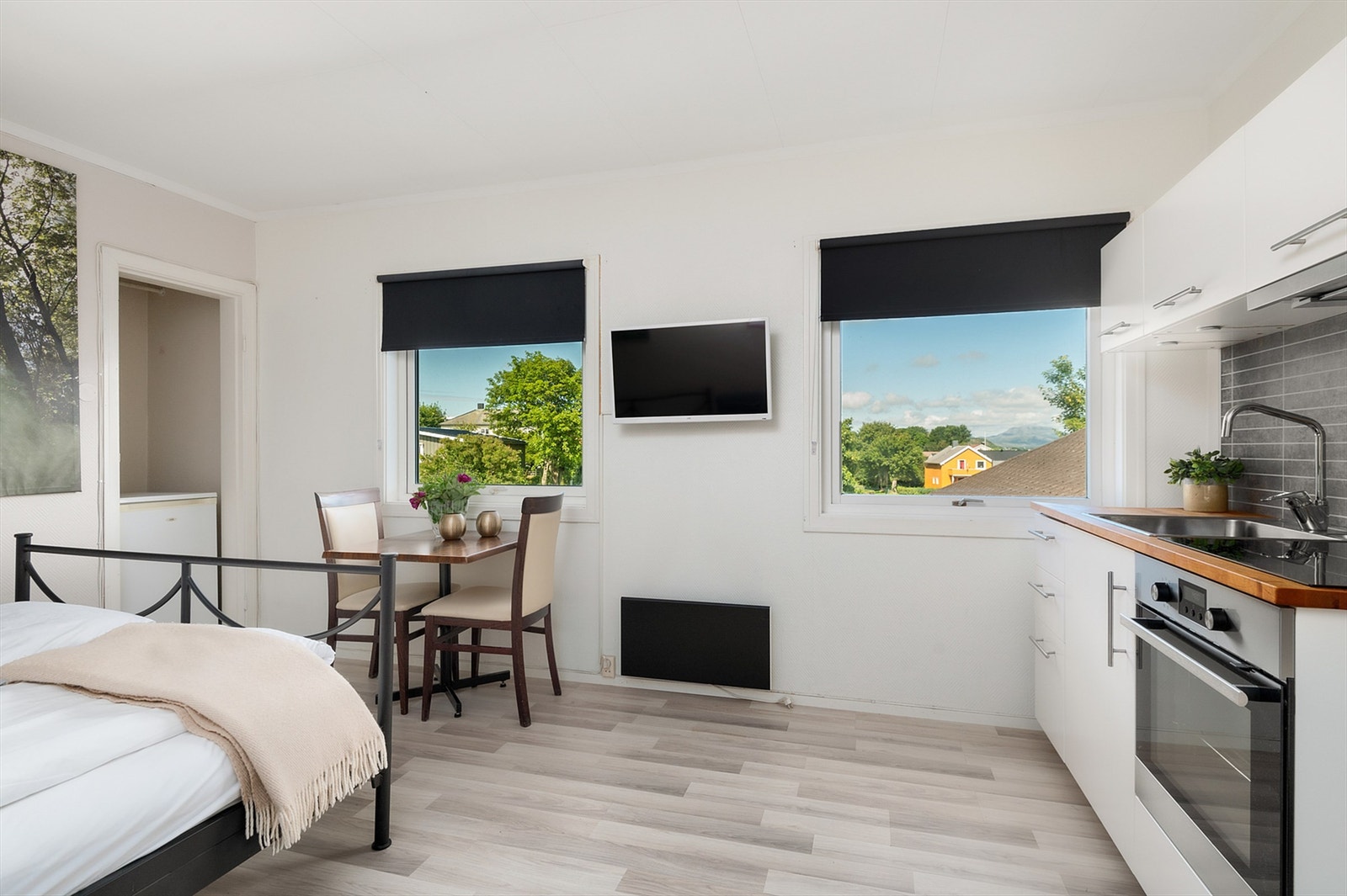 Ett av fire rom for utleie. Galleribilde