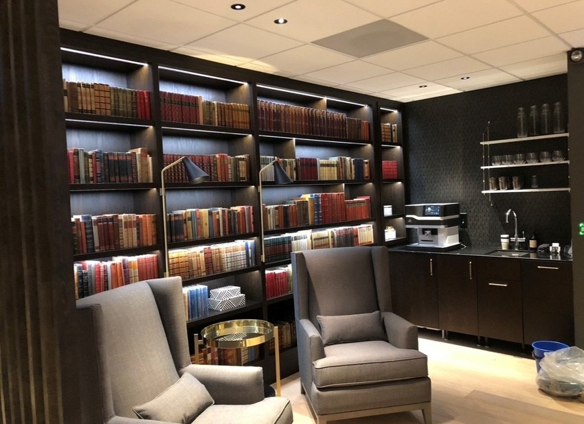 Egen sosial sone med kaffe og isvann Galleribilde