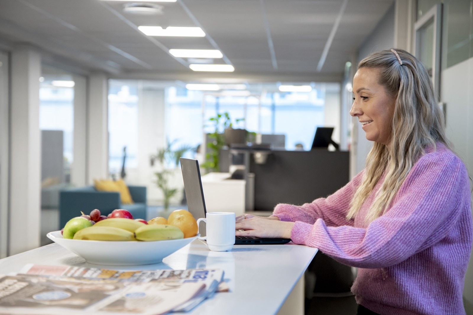 Touch-down arbeidsstasjon fungerer meget bra Galleribilde