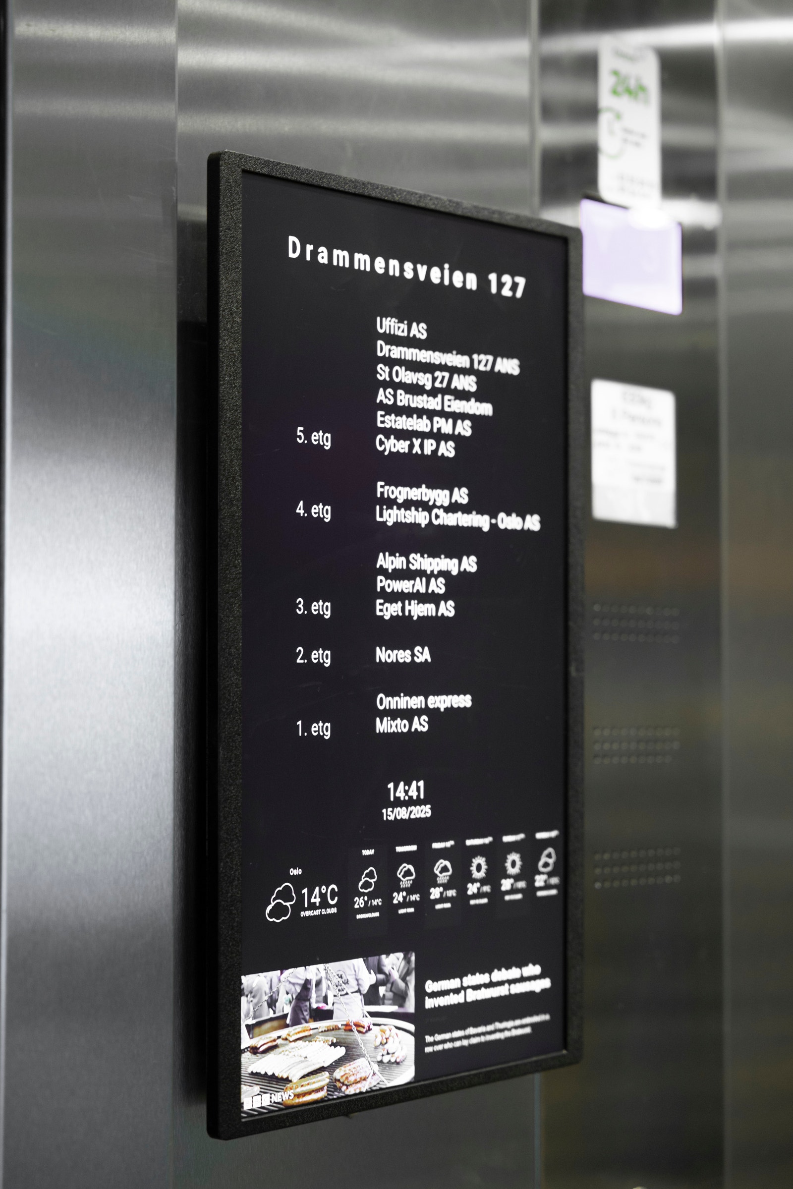 Gårdeier og den daglige driften sitter selv i bygget Galleribilde