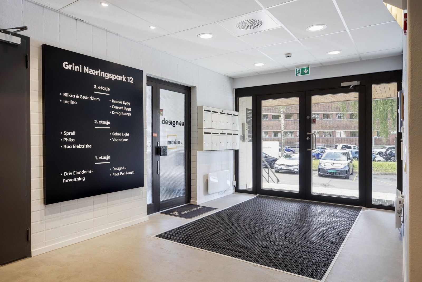 Felles inngangsparti Galleribilde