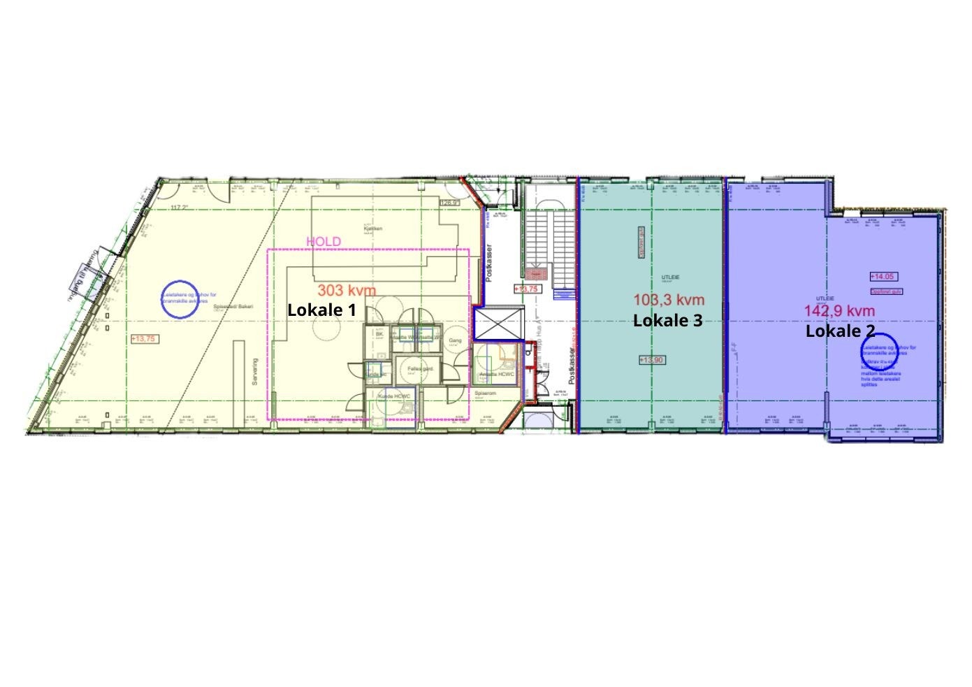 Plantegning Galleribilde