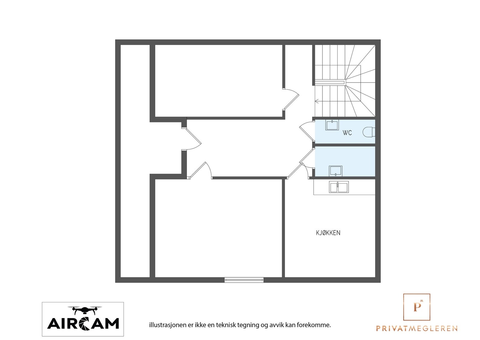 Plantegning 2. etasje. Galleribilde