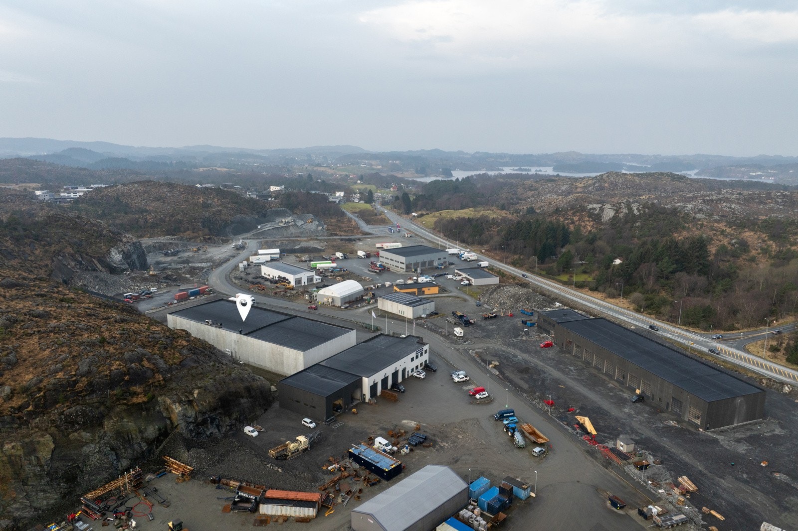Oversiktbilde over nærområdet Galleribilde