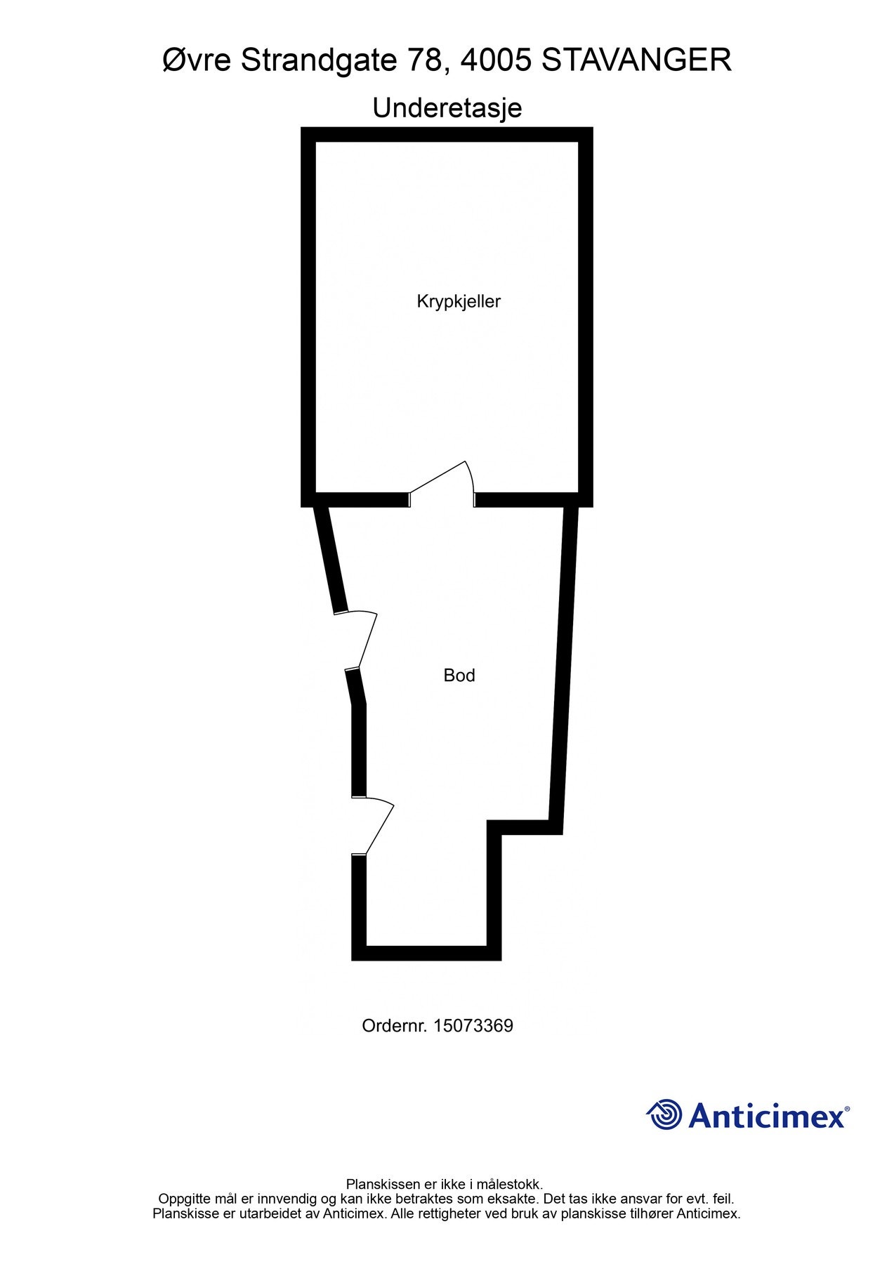 Plantegning | Underetasje Galleribilde