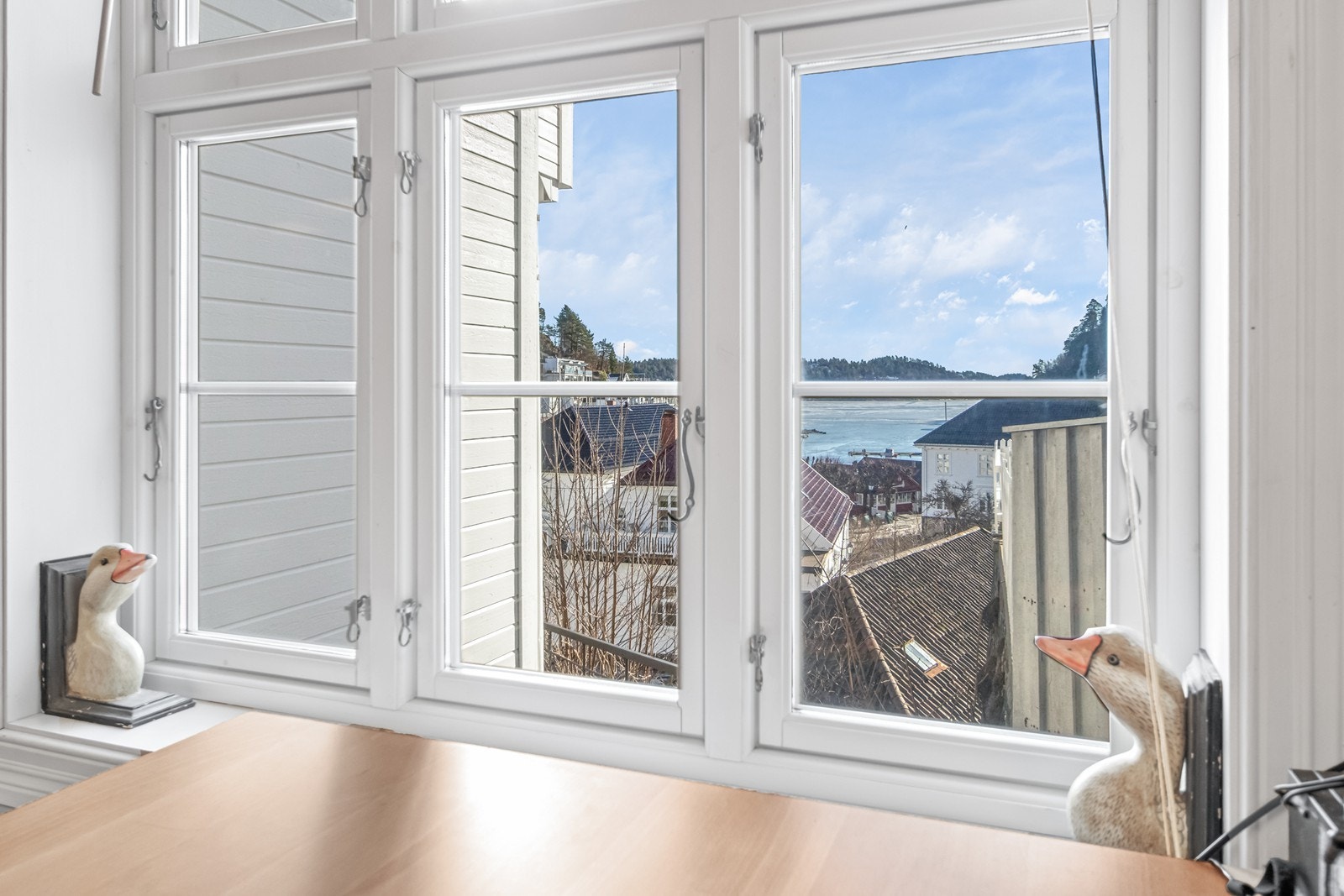 Flott utsikt fra lokalene. Galleribilde