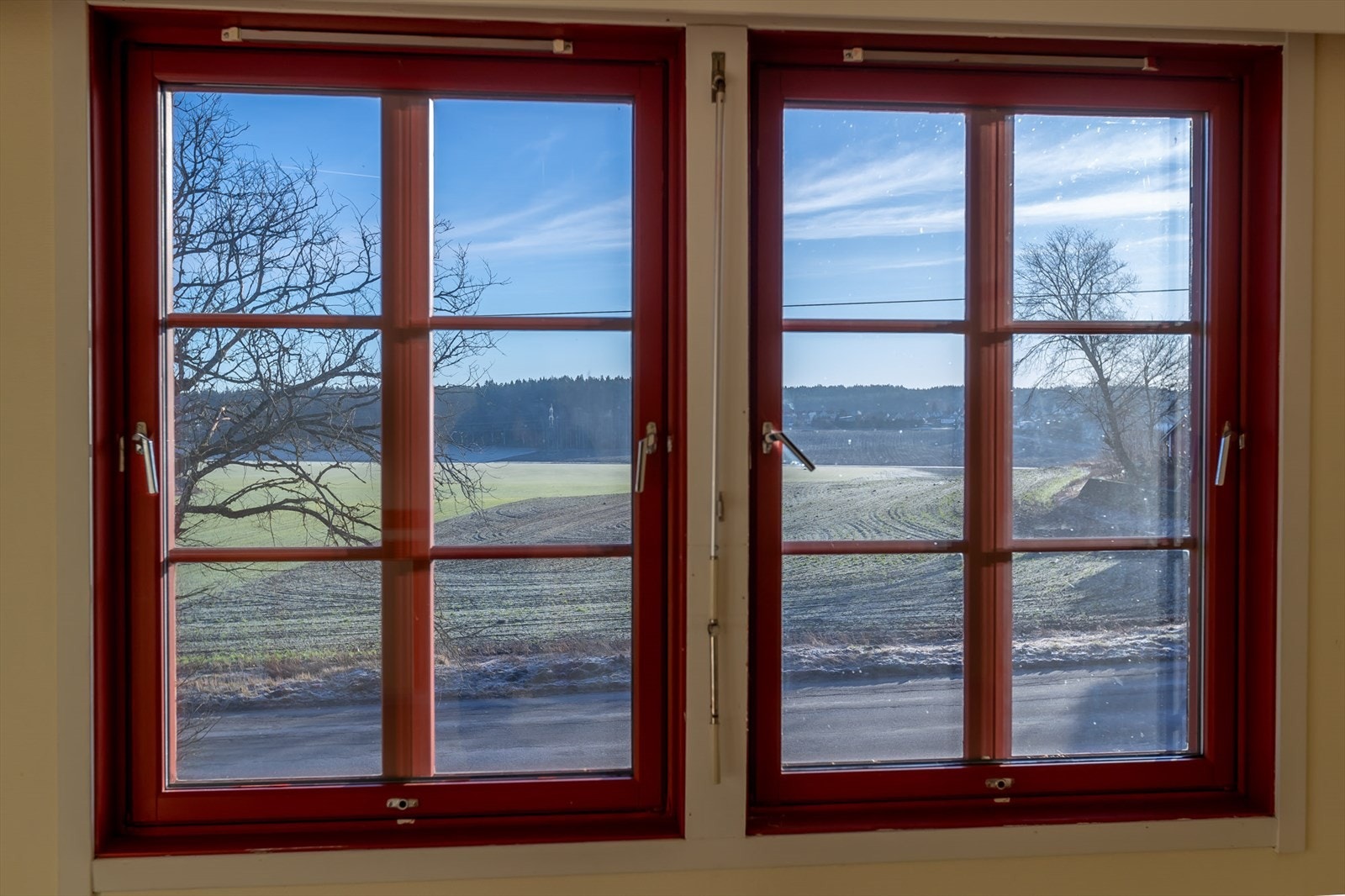 Utsikt fra et av beboerrommene i 2. etasje Galleribilde