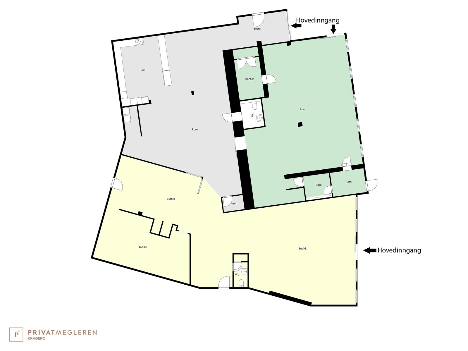 Plantegning Galleribilde