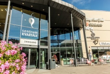 Inngangsparti fra Brutorget. I Sentru Galleribilde