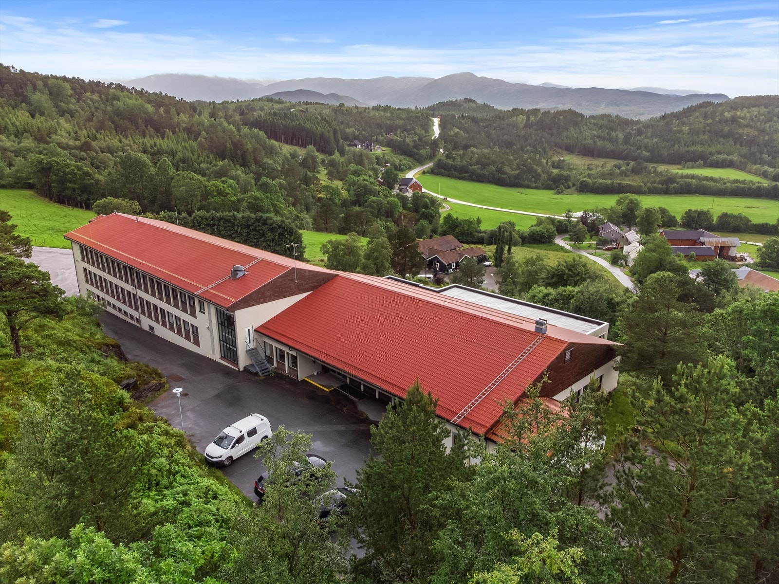 Dronefoto Galleribilde