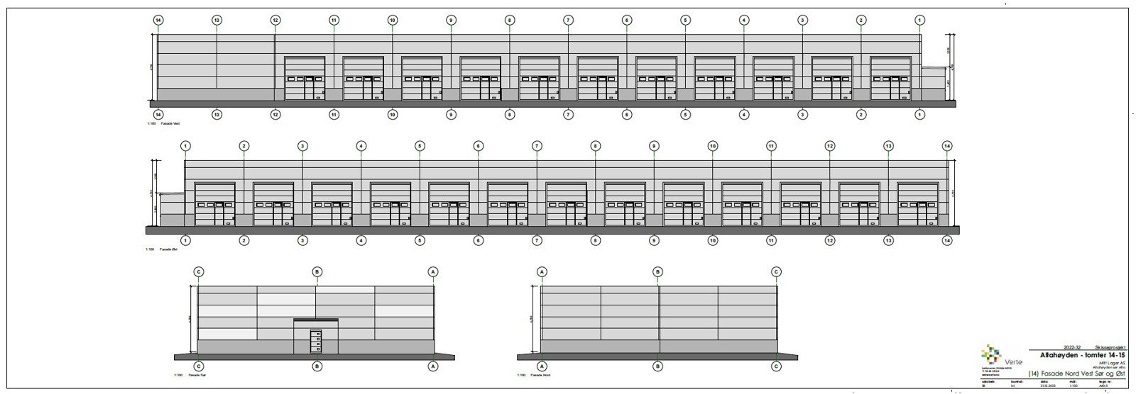 Tegninger Bygg B Galleribilde