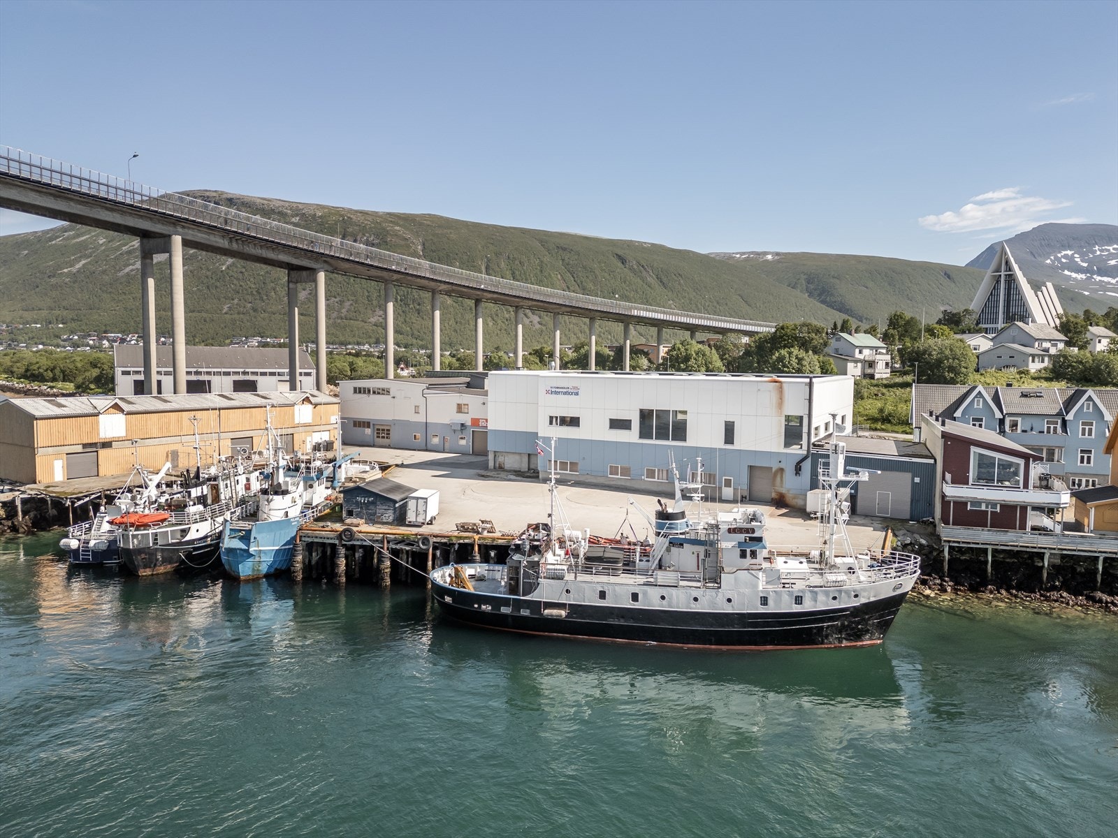 God plass på kaia for større leveranser Galleribilde