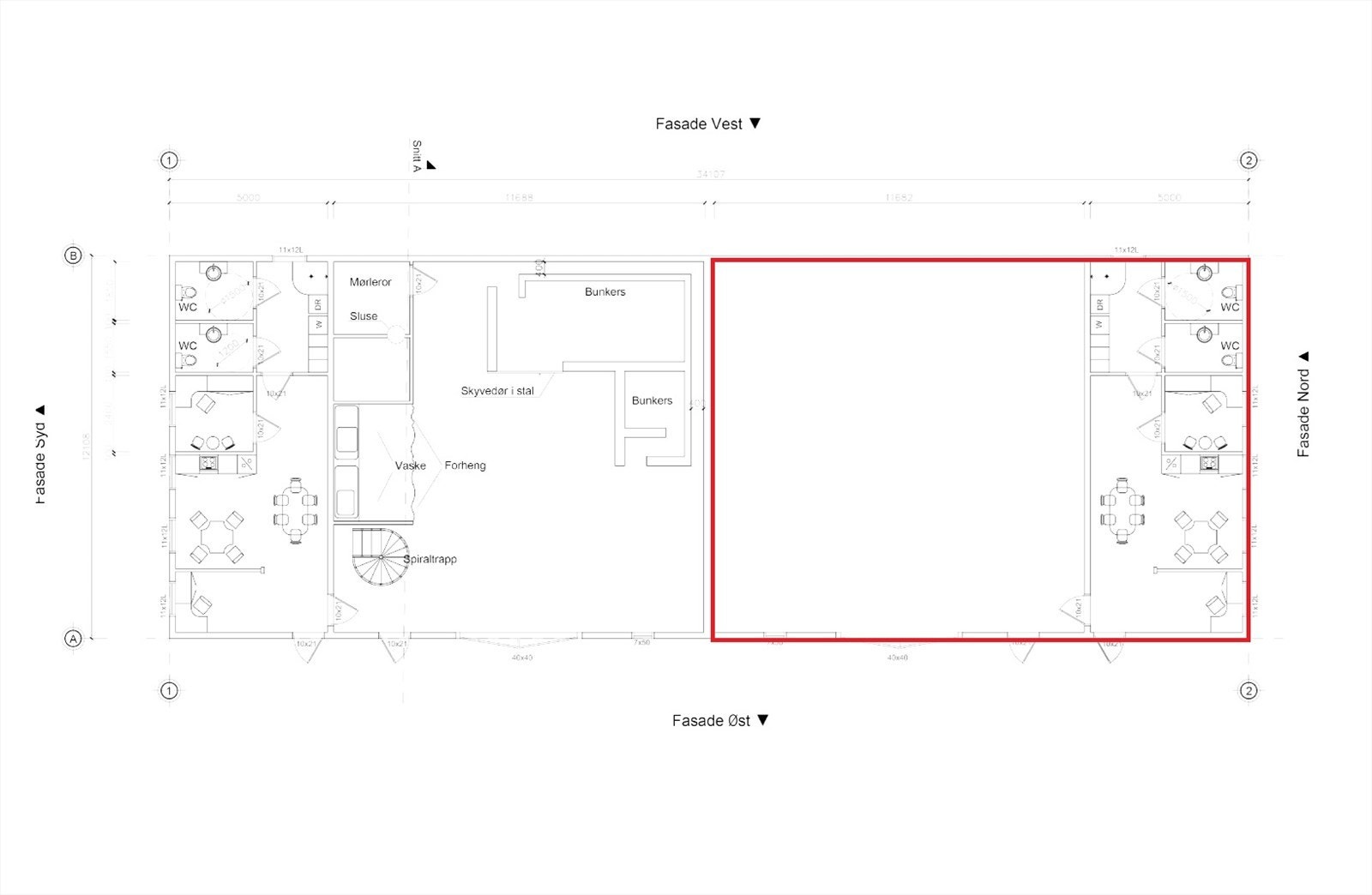 Plantegning Galleribilde